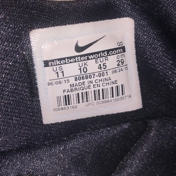 Nike Air Huarache Utility Black & White - Picture 3 of 3